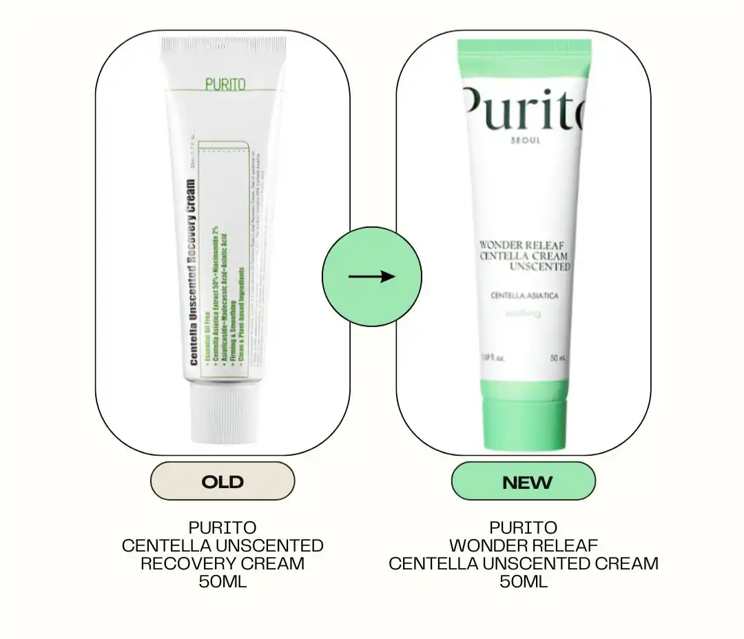 Purito Wonder Releaf Centella Unscented Cream 50ml