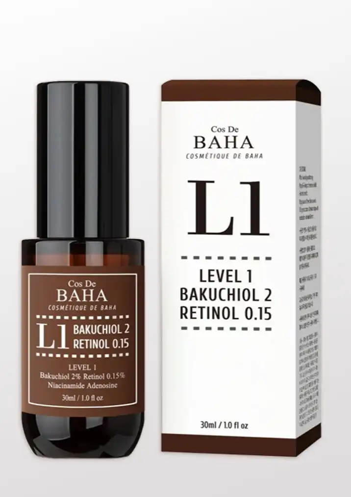 Cos De Baha Level 1 Bakuchiol 2% Retinol 0.15% Serum (L1) 30ml