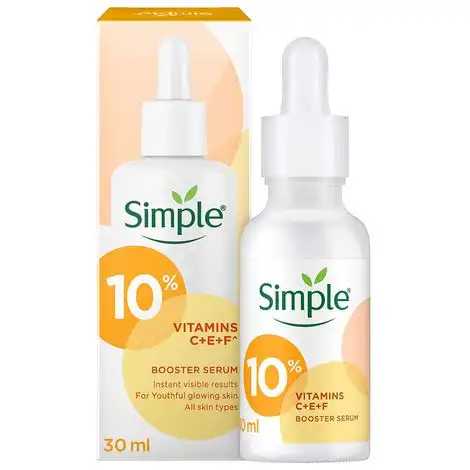 Simple 10% Vitamin C+E+F Booster Serum 30ml