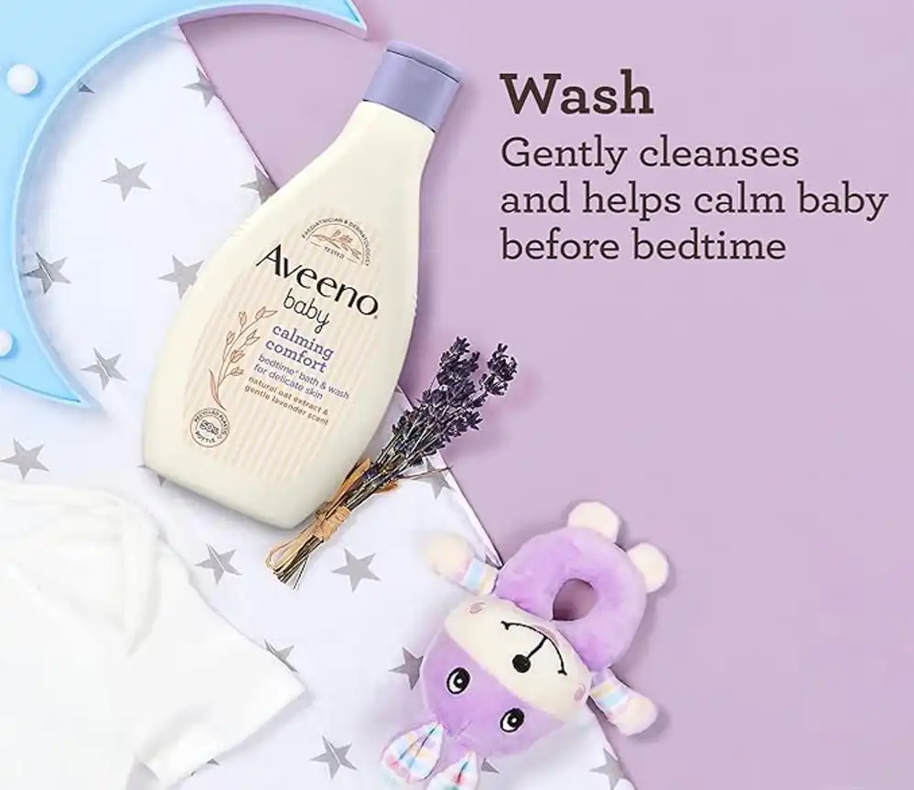 Aveeno Baby Calming Comfort Bedtime Bath & Wash for Delicate Skin 250ml