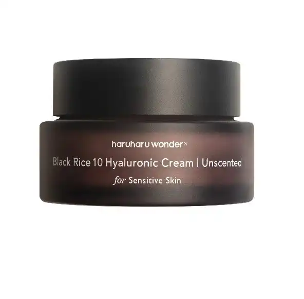 Haruharu Wonder Black Rice 10 Unscented Hyaluronic Cream For Sensitive Skin 50ml